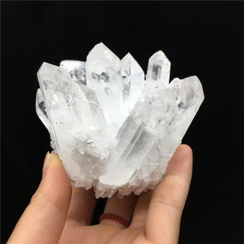 Natural Large Raw Clear Quartz Crystal Cluster Healing Gemstone Ore Specimens for Home Decoration