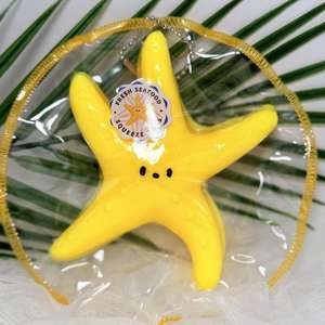 CHENXI Juguete Blandito de Estrella de Mar Amarilla Taba, Llavero Creativo de TPR, Juguete Antiestrés para Estudiantes - Product Image 5