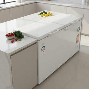 Congélateur coffre <span class=keywords><strong>double</strong></span> porte 200-300 litres, <span class=keywords><strong>double</strong></span> température, dégivrage manuel, grande capacité pour maison, garage et stockage commercial - Product Image 3