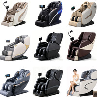 Fauteuil de massage Shiatsu inclinable avec chaleur, rouleaux pour les pieds, fauteuil de massage électrique complet pour la maison, le bureau et la relaxation