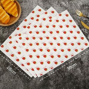 Papier sulfurisé imprimé pour panier à hamburger, papier d'emballage, papier résistant à la graisse - Product Image 6