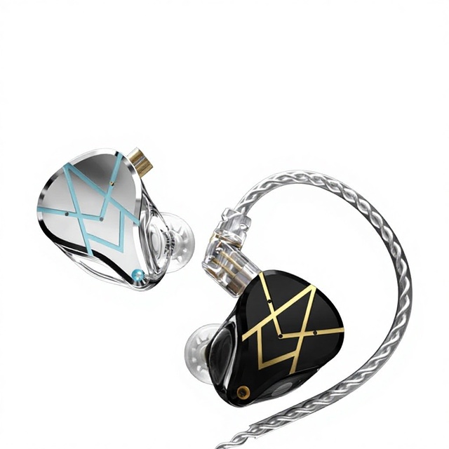 KZ ASX In-Ear Headphones 20 Unit Headset 10BA Balanced Armature Noise Cancelling Earphone in Ear Monitors HiFi Bass Headphone