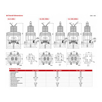 Transformateur de courant extérieur LZZBW1-35 / LZZBW2-35Q 40,5 kV 33 kV 35 kV 40,5 kV 0,2S/10P10 5A/1A