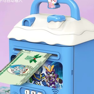 ของเล่นเด็ก กล่องออมสินอัตโนมัติรูปสัตว์การ์ตูนพลาสติกอัจฉริยะ ของขวัญสุดน่ารัก - Product Image 4