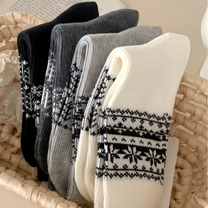 Calcetines Personalizables Otoño-Invierno 2026, Calcetines de Mujer, Tejido Doble, Algodón Grueso, Cálidos, con Diseño Personalizado - Product Image 6