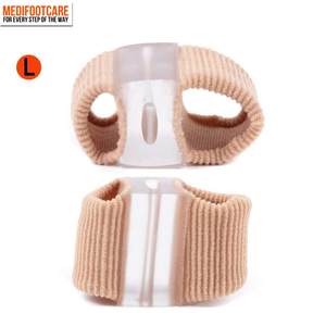 Separadores de dedos de doble orificio para el dedo gordo del pie, correctores de juanetes, espaciadores para aliviar el dedo gordo, enderezadores de dedos de gel para dedos en forma de martillo y dedos superpuestos - Product Image 3