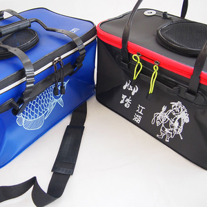 Eva Fishing <b>Box</b> Folding Fish Bucket Multi Purpose <b>Tackle</b> Bag With Shoulder Strap And Double Handle For Anglers Unisex - Product Image 2