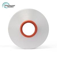 Filament de polyester recyclé certifié GRS DTY 55D/75D/100D/100D Haute ténacité Écologique Tissu tissé Anti-bactérien
