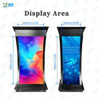 Pantalla LED Digital Portátil Inteligente para Mesa, Podio Digital con Pantalla para Conferencias y Discursos