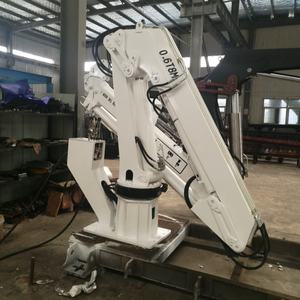 เครนไฮดรอลิกแบบแขนพับขนาดเล็ก <span class=keywords><strong>3</strong></span>.<span class=keywords><strong>2</strong></span> ตัน สำหรับเรือทำงาน - Product Image 2