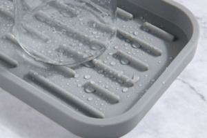 Multiuso da bagno e lavello da cucina Organizer vassoio spugna e portasapone in Silicone vassoio lavello da cucina - Product Image 2
