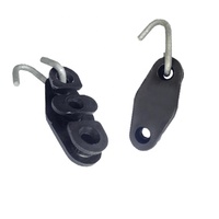 Pince de fixation pour câble métallique Guan Tong, modèle Drop Clamp 8, pour câble optique aérien, nylon et acier inoxydable, 5-16 mm
