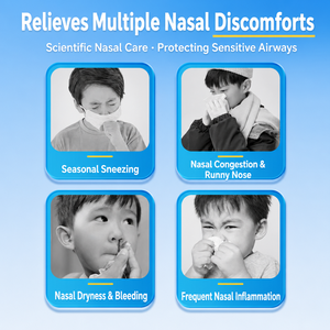Solution <span class=keywords><strong>de</strong></span> lavage nasal au sel normal pour enfants et adultes, soulage la congestion nasale, la sécheresse et les allergies - Product Image 2