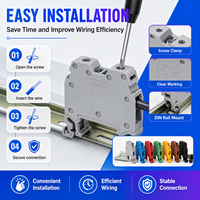Borniers électriques MRK 750V/1000V : Système de connexion de fils haute performance