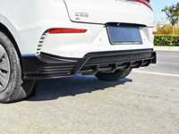 2019-2024 BYD E2 Style DC Spoiler avant à clipser (PP) (2023-2024) Diffuseur arrière Ailerons centraux supérieurs (2019-2024) Noir brillant
