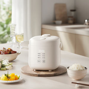 Mini cuiseur à riz Lotor 0,8 L, cuisson rapide électrique avec fonction de réservation, pour usage domestique, petite taille pour une personne - Product Image 3