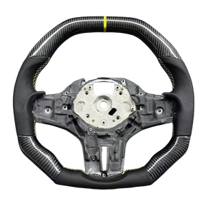 Volante Deportivo M de Fibra de Carbono Real para <span class=keywords><strong>BMW</strong></span> M5 G30 G31 G38 G32 G11 G12 G16 <span class=keywords><strong>M8</strong></span> G06 G01 G06 G07 F90 X3M con Calefacción - Product Image 2