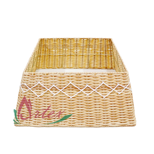 Cestas Artesanales de Jacinto de Agua y Pasto Marino de la Fábrica Artex Dong Thap, Artesanía Vietnamita CH4596A-1MC - Product Image 1