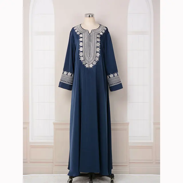 Bettergirl sang trọng Dubai abaya 2024 phụ nữ thanh lịch của hồi giáo ăn mặc giản dị váy Arab Vịnh phụ nữ thời trang quần áo Áo áo 1 mảnh