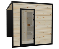 Sauna Exterior Moderna para 2-4 Personas, Fabricada en China Continental