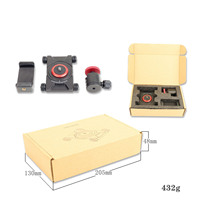 Slider de cámara con cabezal esférico y abrazadera para teléfono, Dolly de mesa de 4 ruedas, Skater manual con rotación de 360° °   Panorama