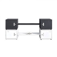 Lit superposé convertible double style américain, avec tiroirs de rangement, extensible et pliable, gain de place, moderne, très vendu