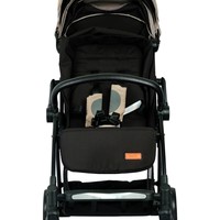Vente flash XCD GK12 Poussette bébé, cadre en alliage d'aluminium, pliable, matériau en lin PU, capacité de charge de 20 kg, 0-3 ans, détachable CN/HEB