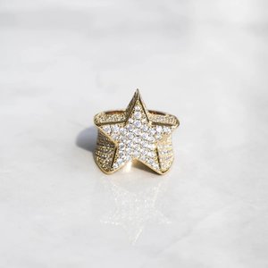 Élégante Bague Éternité Unisexe en Moissanite Plaqué Or Rose Style Royal, Bijou de Mariage Intemporel, Cadeau Raffiné - Product Image 1