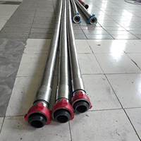 Tuyau de forage pétrolier en caoutchouc synthétique renforcé de fil d'acier, tuyau rotatif d'aspiration de boue haute pression API 7K/ISO, coupe sur mesure