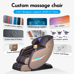 Sillón de Masaje Profesional Moderno 3D de Gravedad Cero, Masaje Corporal Completo Eléctrico, Escaneo, Bluetooth, Seguimiento SL, Calor - Product Image 3