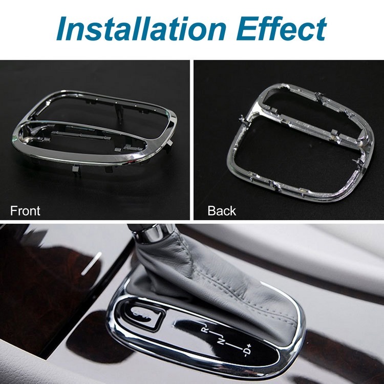Chrome Gear Shift Panel Cover Trim – Fits Mercedes C-Class W203 C230/C320