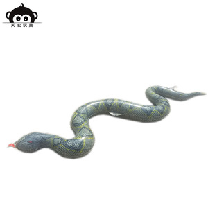 <b>Inflatable</b> Python Snake 95cm PVC <b>Halloween</b> Prank Prop Outdoor Yard Decorations - Product Image 5