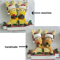 Neue Produktideen 2026: Weihnachtsbaumschmuck aus Kunstharz – Weihnachtsmann und Geschwister als Anhänger für die Weihnachtsdekoration