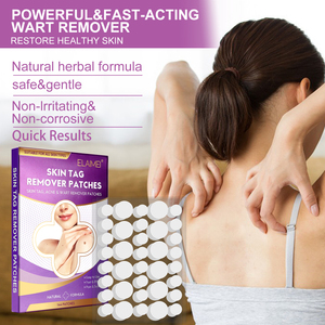 ELAIMEI Custom Logo <strong>Skin</strong> <strong>Tag</strong> <strong>Remover</strong> <strong>Patches</strong> 144pcs OEM Service Natural Herbal Acne &amp; Wart Removal Pain Free Fast Acting Factory - Product Image 1
