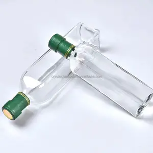 Factory Wholesale Olive Oil Bottles Of Various Sizes 100ml 250ml 375ml 500ml 700ml Glass Bottle