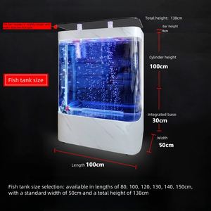 水槽水槽水槽水槽,大型大型巨大クリア長方形ガラス - Product Image 3