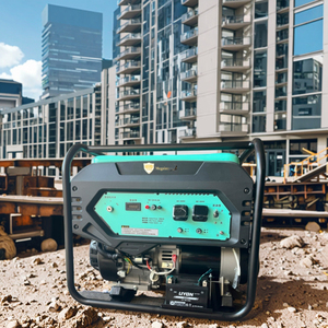 เครื่องกำเนิดไฟฟ้าเบนซินกำลังสูง 9.5 กิโลวัตต์ แบบโครงเปิด กำลังไฟฟ้า 9 กิโลวัตต์ มอเตอร์ทองแดงแท้ 100% สำหรับงานก่อสร้างและอุตสาหกรรม - Product Image 4