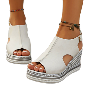Zapatos de Verano para Mujer, con Punta Abierta, Plataforma de Malla, Sexy, a la Moda, de Alta Calidad, Transpirables, Antideslizantes, para Exteriores, al por Mayor - Product Image 1