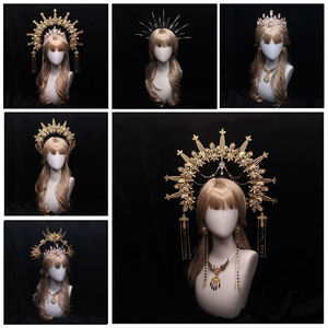 2025 Hot <b>Sale</b> DIY <b>Crown</b> Aperture Lolita <b>Crown</b> Material Bag Hand Shot Gothic <b>Crown</b> Jewelry Set Accessories Manufacturer Wholesale - Product Image 3