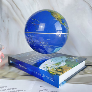 Globe terrestre flottant à lévitation magnétique HCNT, design moderne, avec contrôle tactile LED rotatif, pour l'éducation des enfants - Product Image 2