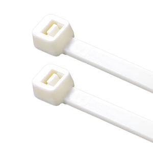 Attaches de câble industrielles en nylon 66 ignifuge à vente chaude, KSS CV-150V0, blanc, autobloquantes - Product Image 1