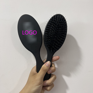 Brosses à <span class=keywords><strong>cheveux</strong></span> en poils de sanglier de haute qualité avec poils de sanglier en nylon Extensions de <span class=keywords><strong>cheveux</strong></span> en poils naturels et <span class=keywords><strong>brosse</strong></span> à <span class=keywords><strong>cheveux</strong></span> <span class=keywords><strong>fins</strong></span> - Product Image 4