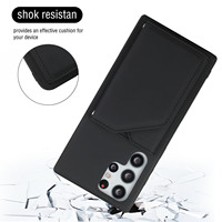 Nouvelle tendance avec fente pour cartes support de portefeuille en cuir PU étui arrière pour Redmi Note 11/12 Pro pour Redmi K40 pour Xiaomi 10/11