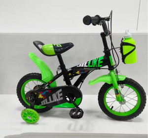 <span class=keywords><strong>Bicicleta</strong></span> para niños Trending Niche Blue Orange <span class=keywords><strong>Rocket</strong></span> con ruedas de entrenamiento y soporte para botella de agua - Product Image 1