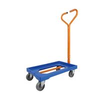 Uni-silencieux 250kgs 550lbs caisse en plastique robuste léger conteneur mobile chariot plate-forme OEM Support-PLA250C-ZX