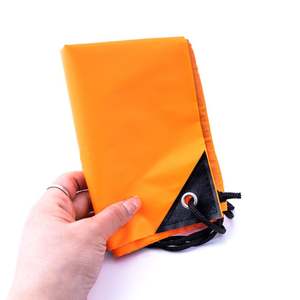 Polyester Front Pocket Drawstring Bag With Zipper Puller Locking Toggle - Product Image 4