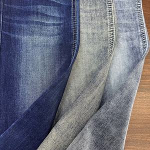 Tissu en denim chiné Lizhi XH6013W, tissé en sergé extensible, teint en fil, bleu très foncé, 71% coton, 28% polyester, 1% élasthanne, pour garçons et filles - Product Image 3