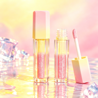 FAIRY LG289 Huile à lèvres liquide hydratante et brillante avec paillettes, enrichie en ingrédients chimiques, deux-en-un, nouveau design, OEM, personnalisation privée