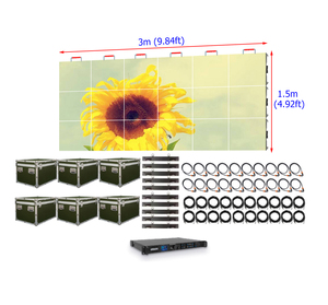 Pantalla LED P2.5 para Eventos en Interiores, Panel de Video LED Delgado de 3m x 1.5mm, Ligero, Pantalla LED de 2.5mm, Fondo de Escenario, Pared LED - Product Image 4