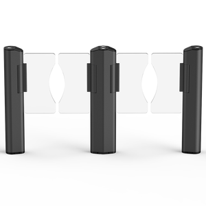 ประตูรั้วกั้นแบบหมุนรูปทรงหยดน้ำพร้อมระบบอ่านบัตรควบคุมการเข้าออกด้วยระบบออปติคอล - Product Image 1